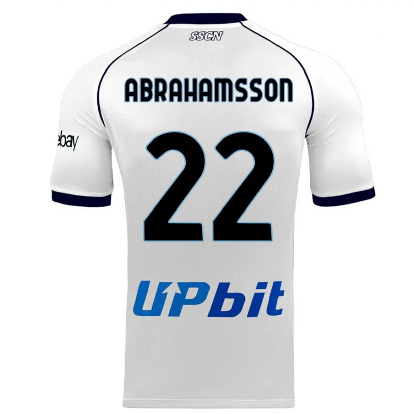 Danxen Niño Camiseta Sejde Abrahamsson #22 Blanco 2ª Equipación 2023/24 La Camisa