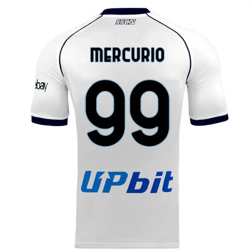 Danxen Niño Camiseta Giovanni Mercurio #99 Blanco 2ª Equipación 2023/24 La Camisa