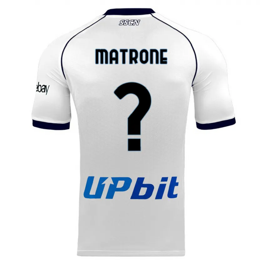 Danxen Niño Camiseta Manuel Matrone #0 Blanco 2ª Equipación 2023/24 La Camisa