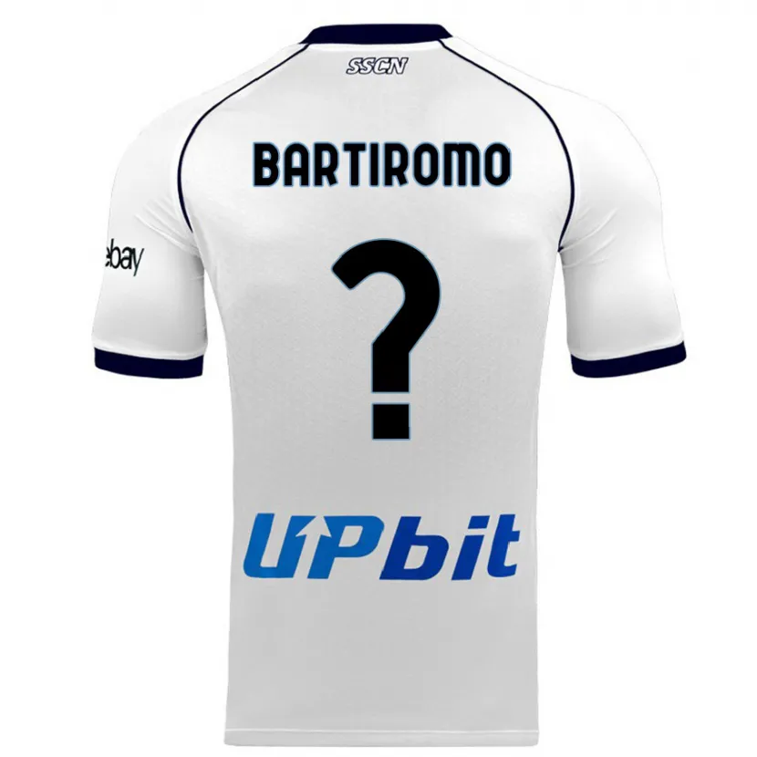 Danxen Niño Camiseta Niccolo Bartiromo #0 Blanco 2ª Equipación 2023/24 La Camisa