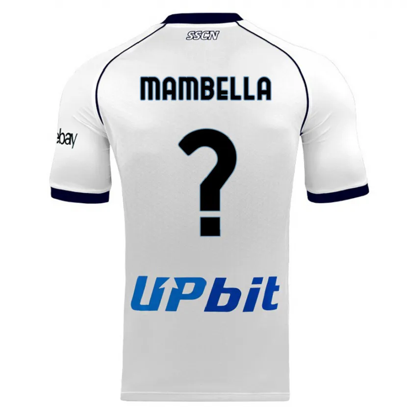 Danxen Niño Camiseta Andrea Mambella #0 Blanco 2ª Equipación 2023/24 La Camisa