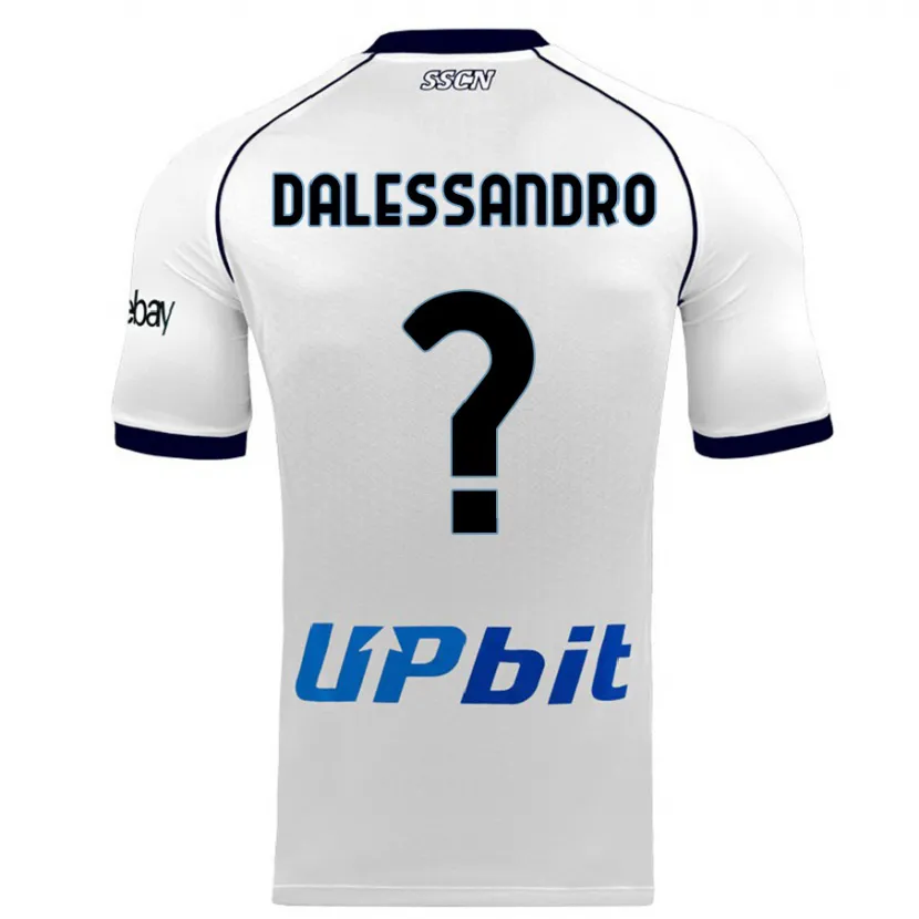 Danxen Niño Camiseta Nicola Dalessandro #0 Blanco 2ª Equipación 2023/24 La Camisa