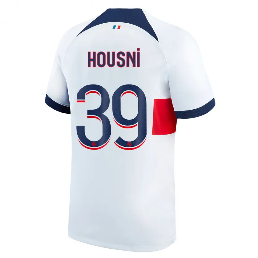 Danxen Niño Camiseta Ilyes Housni #39 Blanco 2ª Equipación 2023/24 La Camisa