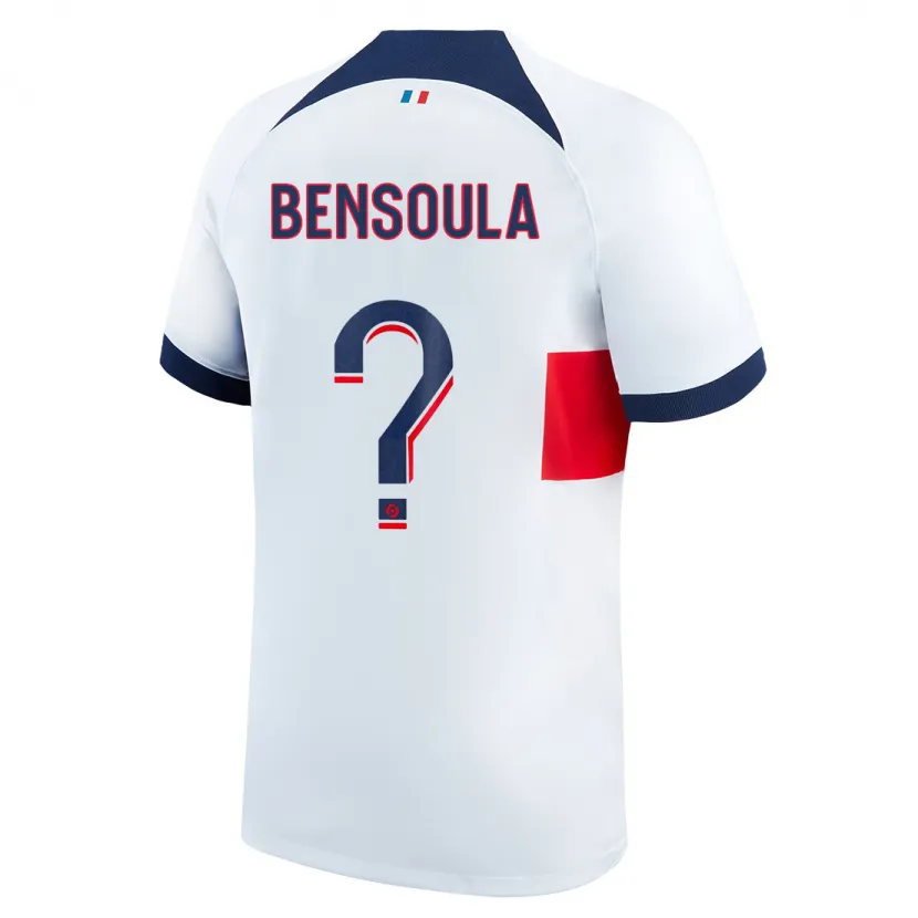 Danxen Niño Camiseta Kamil Bensoula #0 Blanco 2ª Equipación 2023/24 La Camisa