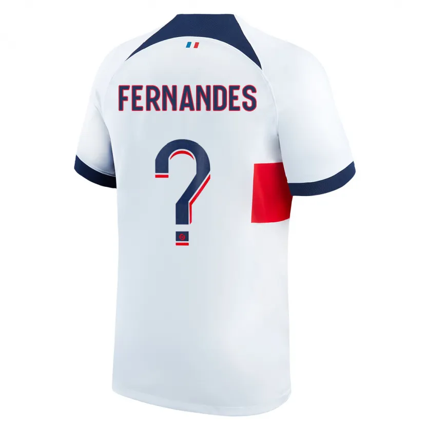 Danxen Niño Camiseta Rafaël Fernandes #0 Blanco 2ª Equipación 2023/24 La Camisa