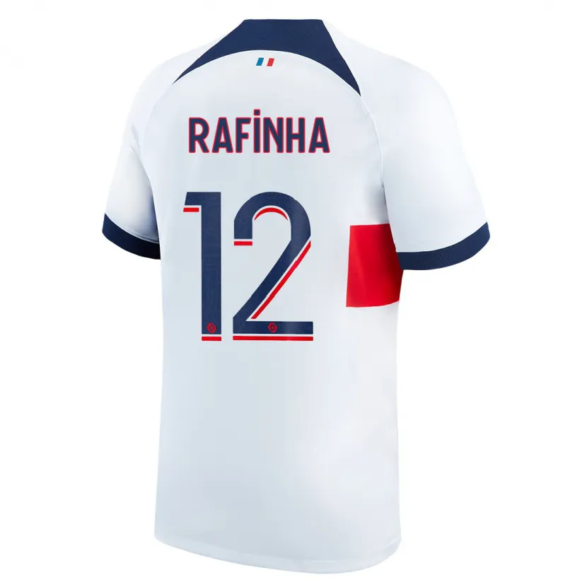 Danxen Niño Camiseta Rafinha #12 Blanco 2ª Equipación 2023/24 La Camisa