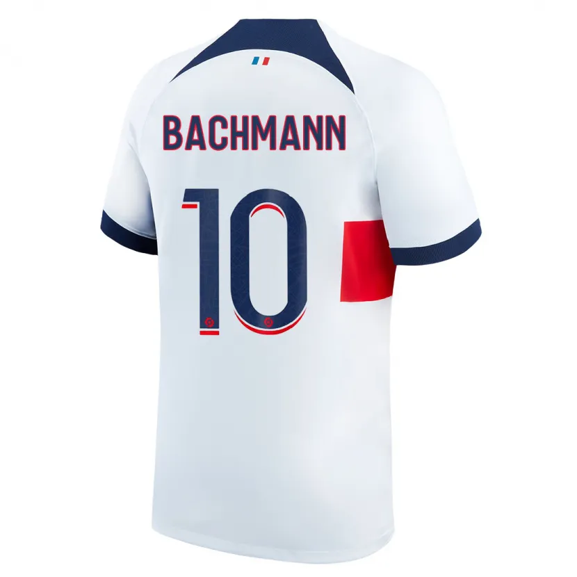 Danxen Niño Camiseta Ramona Bachmann #10 Blanco 2ª Equipación 2023/24 La Camisa