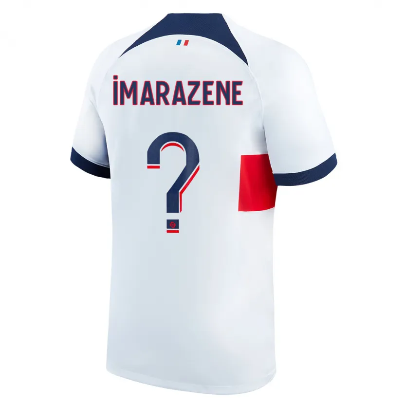 Danxen Niño Camiseta Katia Imarazene #0 Blanco 2ª Equipación 2023/24 La Camisa