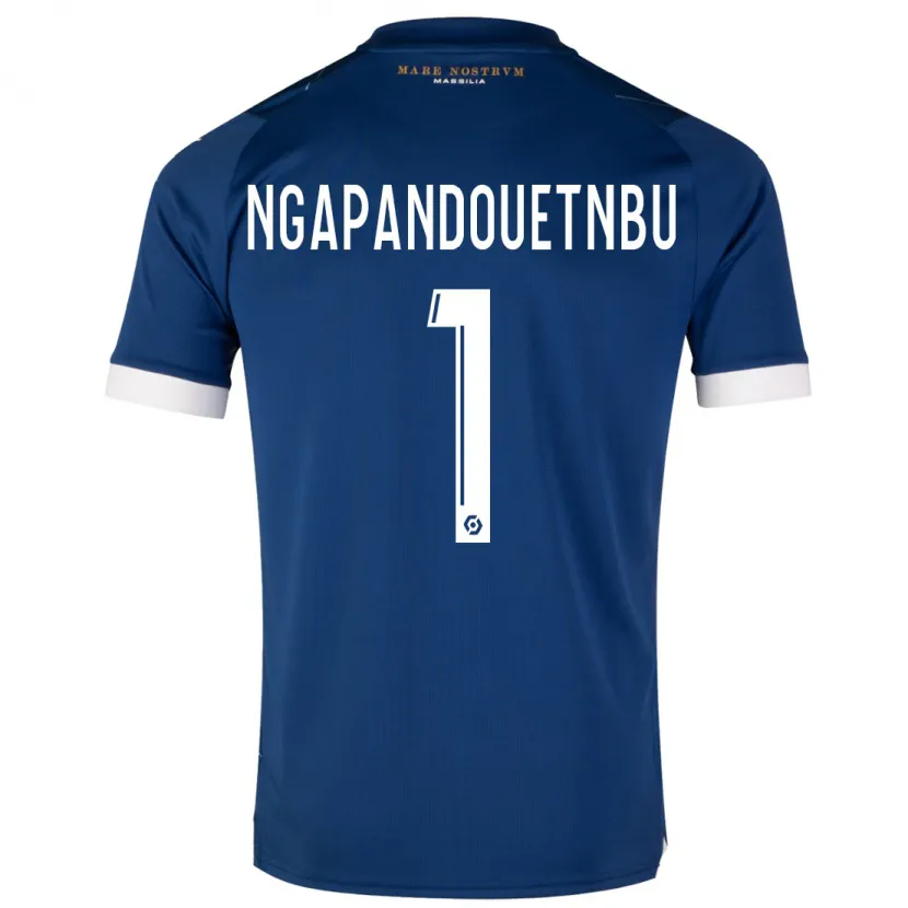 Danxen Niño Camiseta Simon Ngapandouetnbu #1 Azul Oscuro 2ª Equipación 2023/24 La Camisa