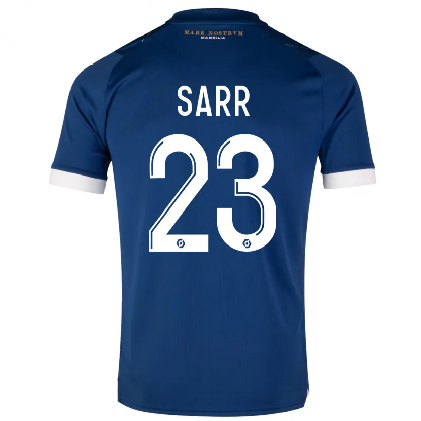 Danxen Niño Camiseta Ismaïla Sarr #23 Azul Oscuro 2ª Equipación 2023/24 La Camisa