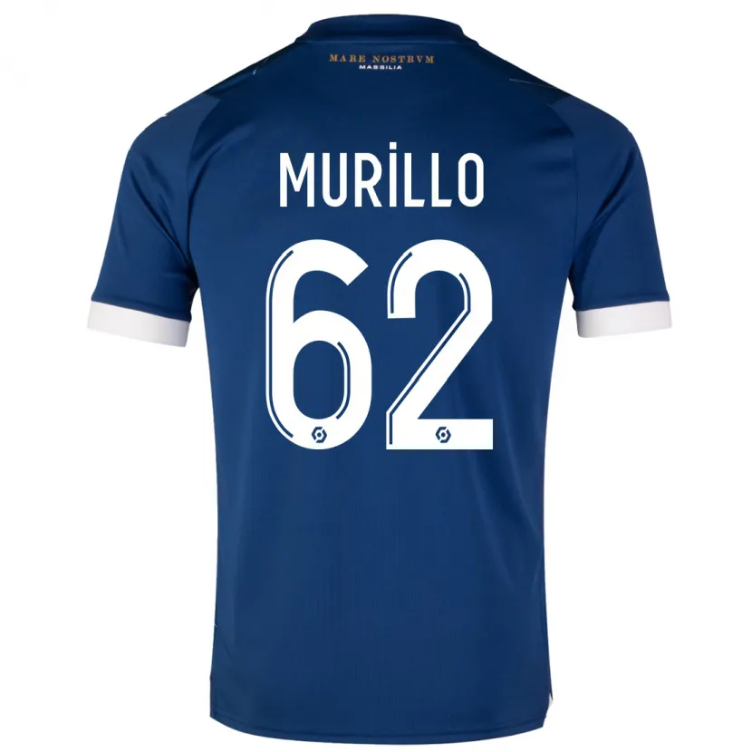 Danxen Niño Camiseta Amir Murillo #62 Azul Oscuro 2ª Equipación 2023/24 La Camisa