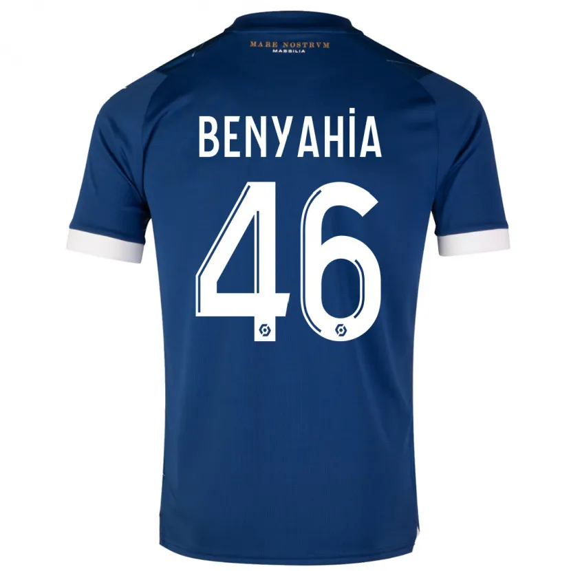 Danxen Niño Camiseta Aylan Benyahia-Tani #46 Azul Oscuro 2ª Equipación 2023/24 La Camisa