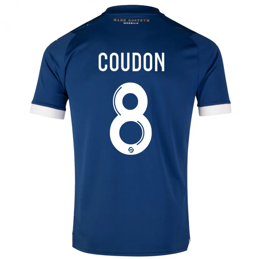 Danxen Niño Camiseta Marine Coudon #8 Azul Oscuro 2ª Equipación 2023/24 La Camisa