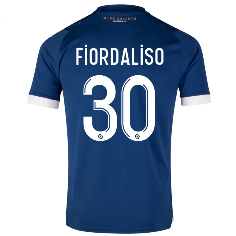 Danxen Niño Camiseta Thelma Fiordaliso #30 Azul Oscuro 2ª Equipación 2023/24 La Camisa