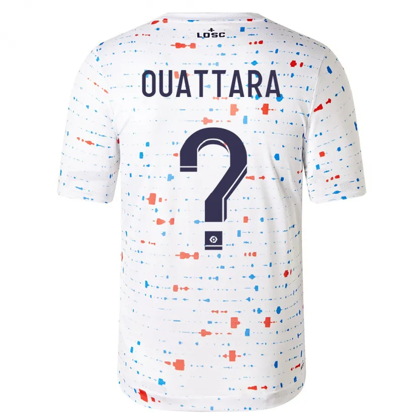 Danxen Niño Camiseta Fadiga Ouattara #0 Blanco 2ª Equipación 2023/24 La Camisa