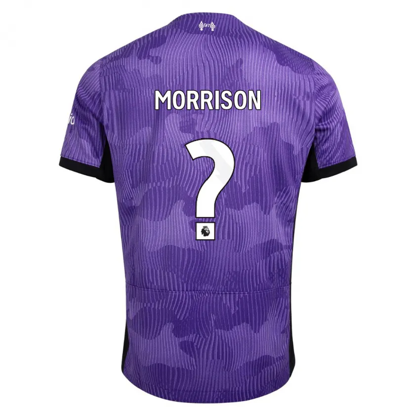 Danxen Niño Camiseta Kieran Morrison #0 Púrpura Equipación Tercera 2023/24 La Camisa