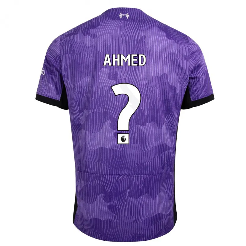 Danxen Niño Camiseta Karim Ahmed #0 Púrpura Equipación Tercera 2023/24 La Camisa