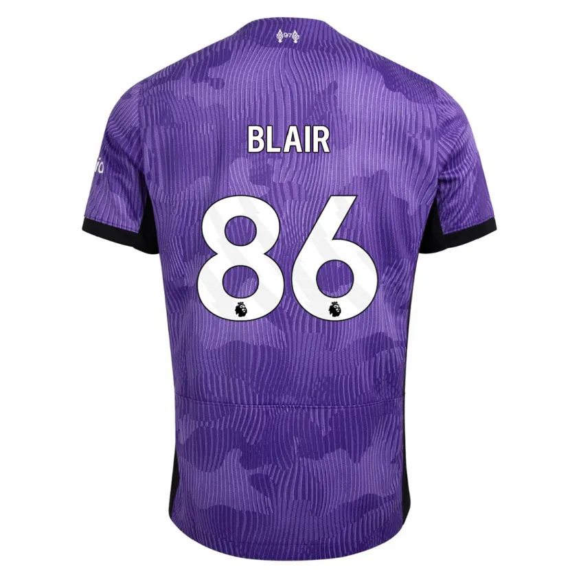 Danxen Niño Camiseta Harvey Blair #86 Púrpura Equipación Tercera 2023/24 La Camisa