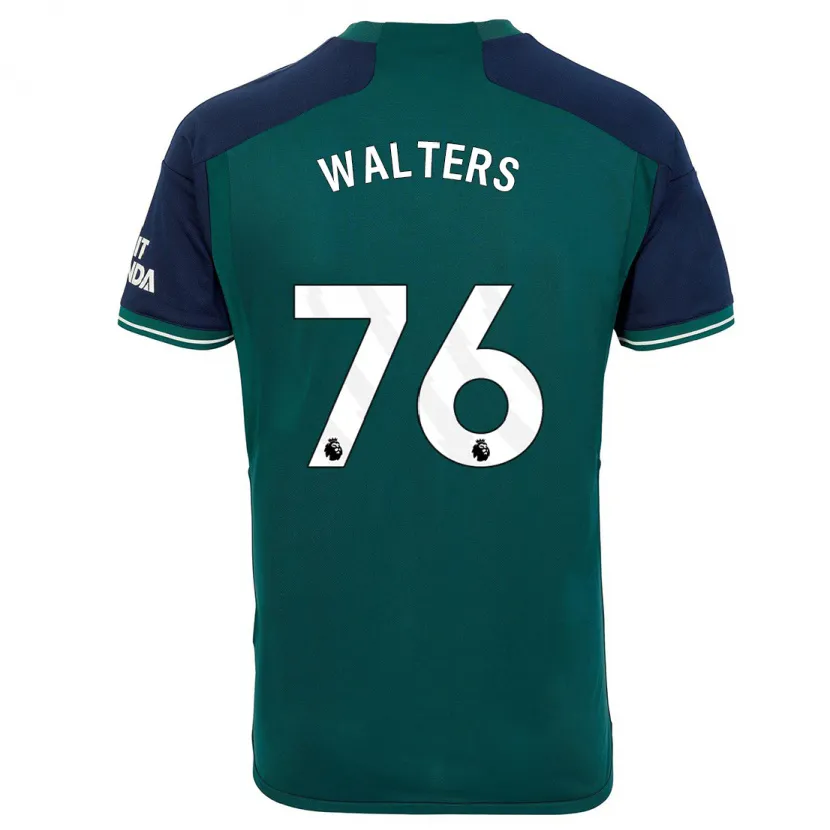 Danxen Niño Camiseta Reuell Walters #76 Verde Equipación Tercera 2023/24 La Camisa