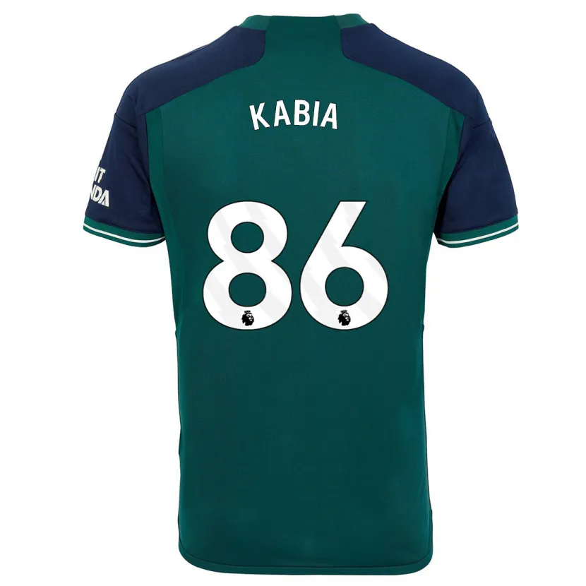 Danxen Niño Camiseta Ismeal Kabia #86 Verde Equipación Tercera 2023/24 La Camisa