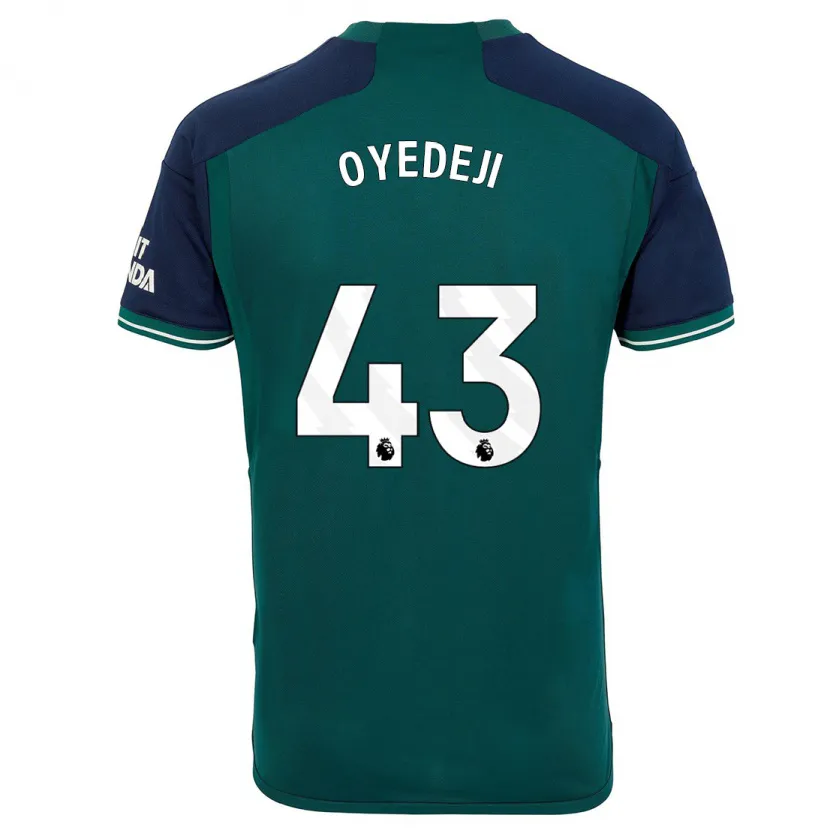 Danxen Niño Camiseta Nathan Butler Oyedeji #43 Verde Equipación Tercera 2023/24 La Camisa