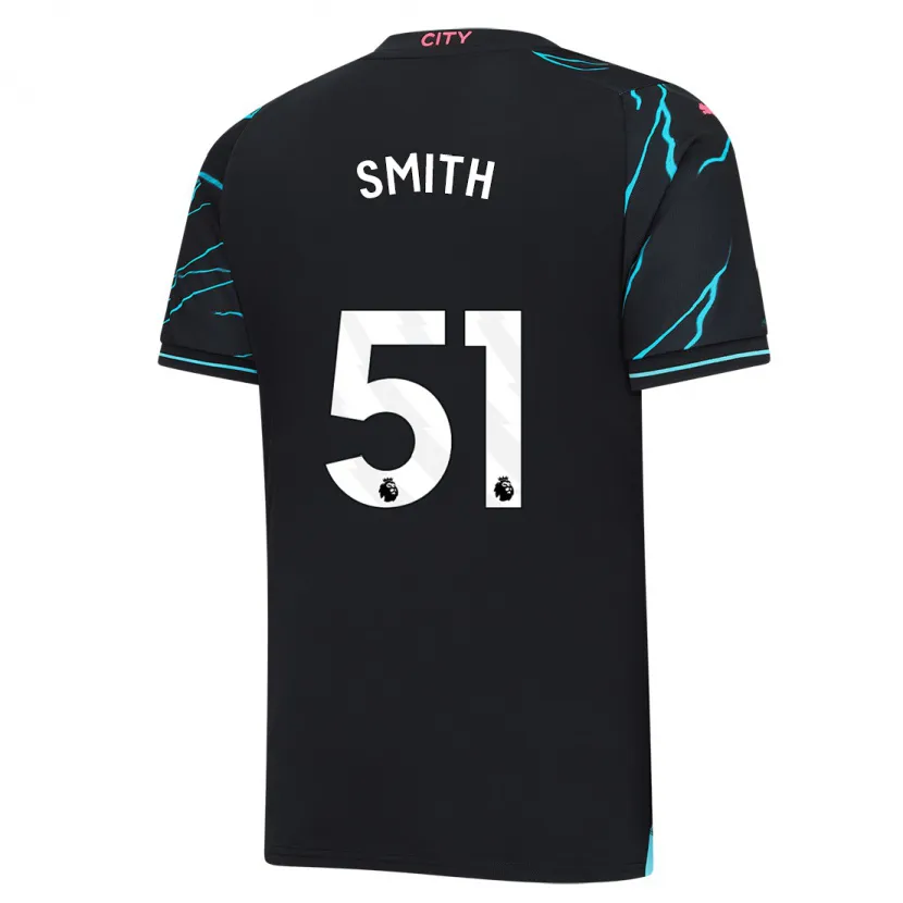 Danxen Niño Camiseta Isaac Smith #51 Azul Oscuro Equipación Tercera 2023/24 La Camisa