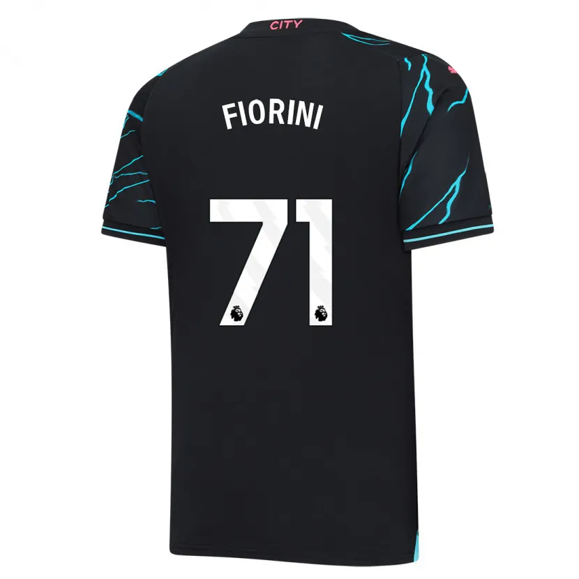 Danxen Niño Camiseta Lewis Fiorini #71 Azul Oscuro Equipación Tercera 2023/24 La Camisa