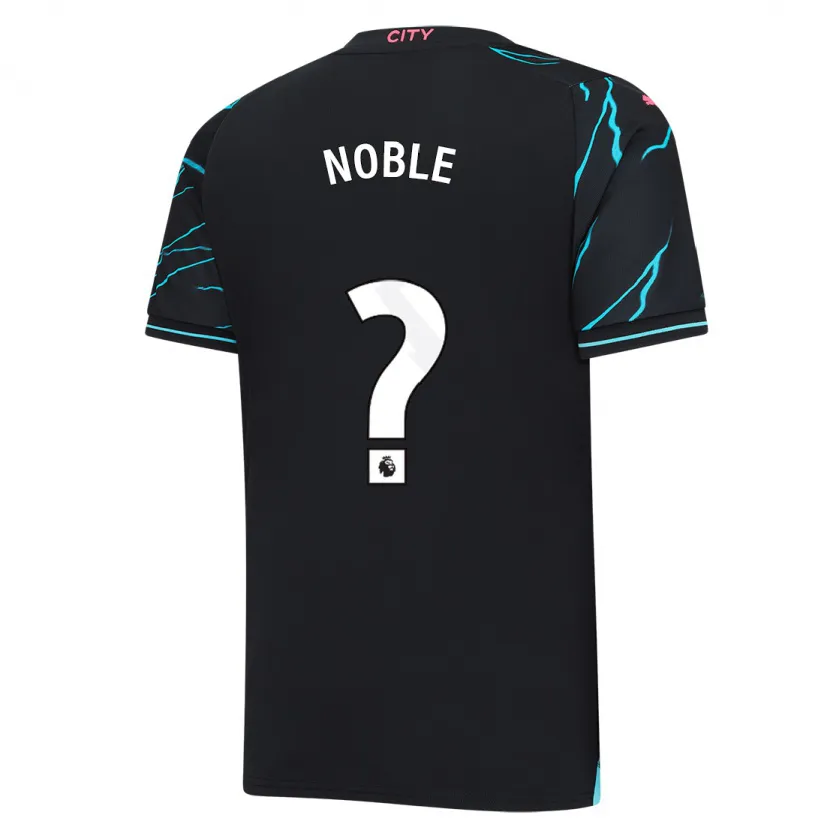 Danxen Niño Camiseta Kian Noble #0 Azul Oscuro Equipación Tercera 2023/24 La Camisa