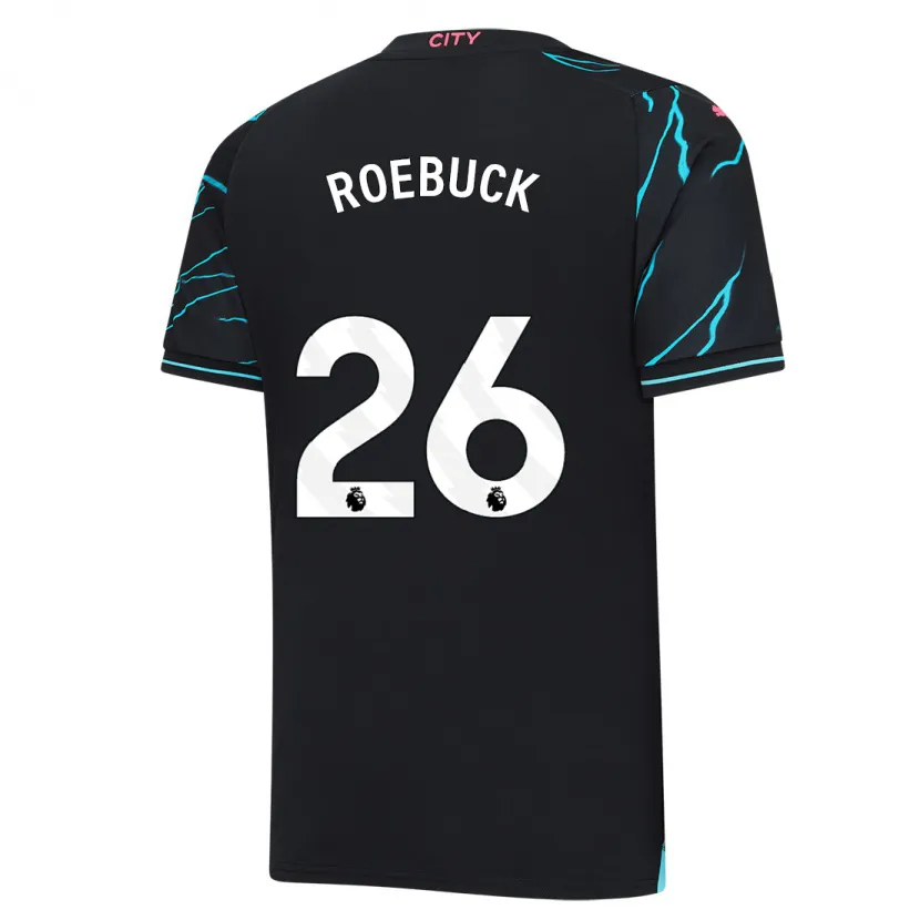 Danxen Niño Camiseta Ellie Roebuck #26 Azul Oscuro Equipación Tercera 2023/24 La Camisa