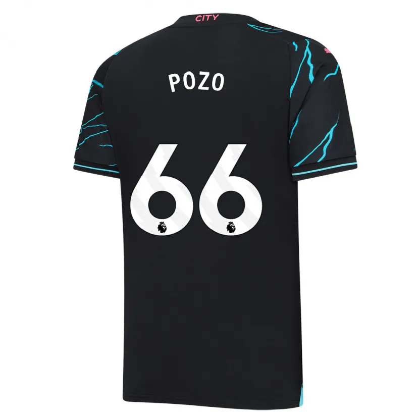 Danxen Niño Camiseta Iker Pozo #66 Azul Oscuro Equipación Tercera 2023/24 La Camisa