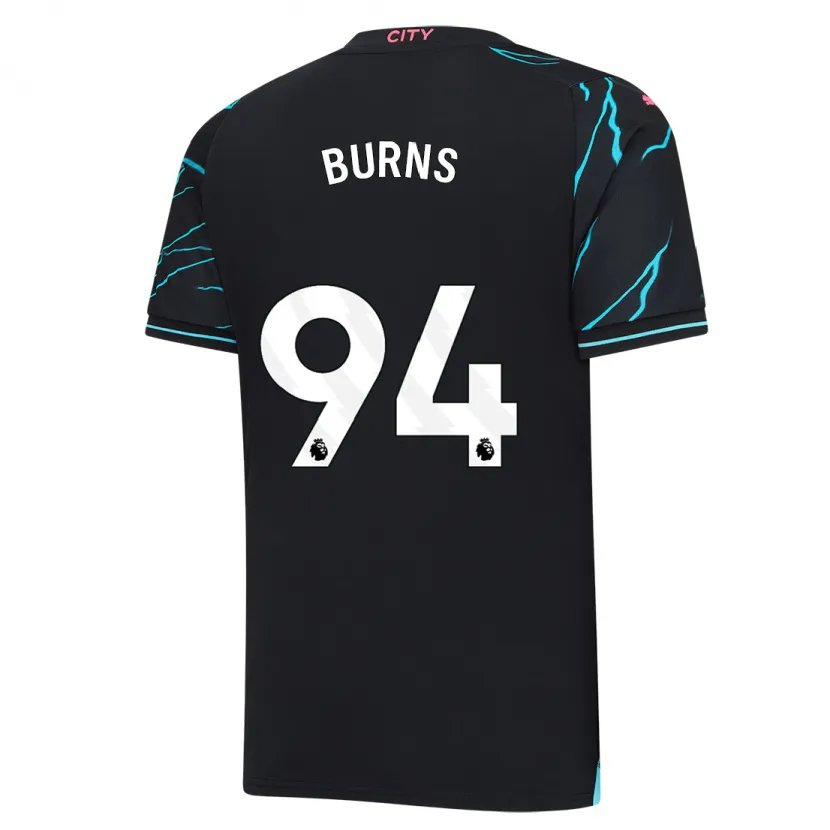 Danxen Niño Camiseta Finley Burns #94 Azul Oscuro Equipación Tercera 2023/24 La Camisa