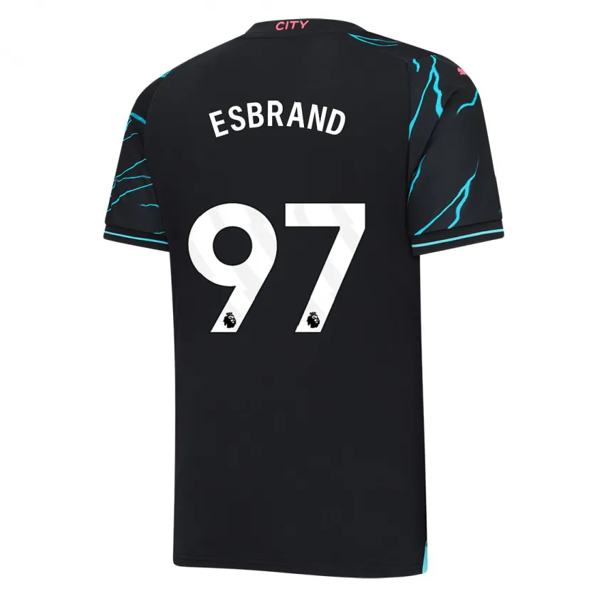 Danxen Niño Camiseta Josh Wilson-Esbrand #97 Azul Oscuro Equipación Tercera 2023/24 La Camisa