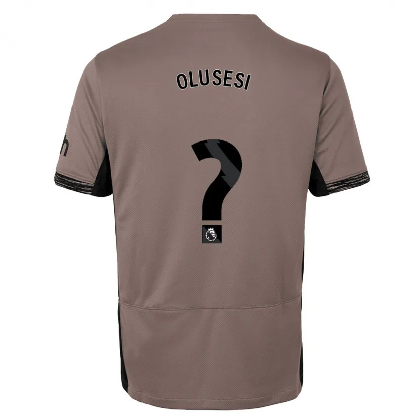 Danxen Niño Camiseta Callum Olusesi #0 Beige Obscuro Equipación Tercera 2023/24 La Camisa