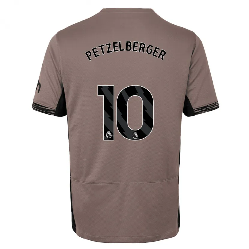 Danxen Niño Camiseta Ramona Petzelberger #10 Beige Obscuro Equipación Tercera 2023/24 La Camisa