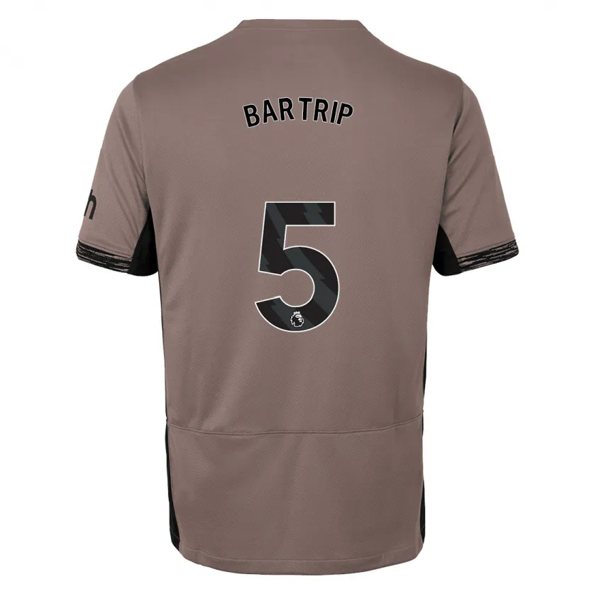 Danxen Niño Camiseta Molly Bartrip #5 Beige Obscuro Equipación Tercera 2023/24 La Camisa