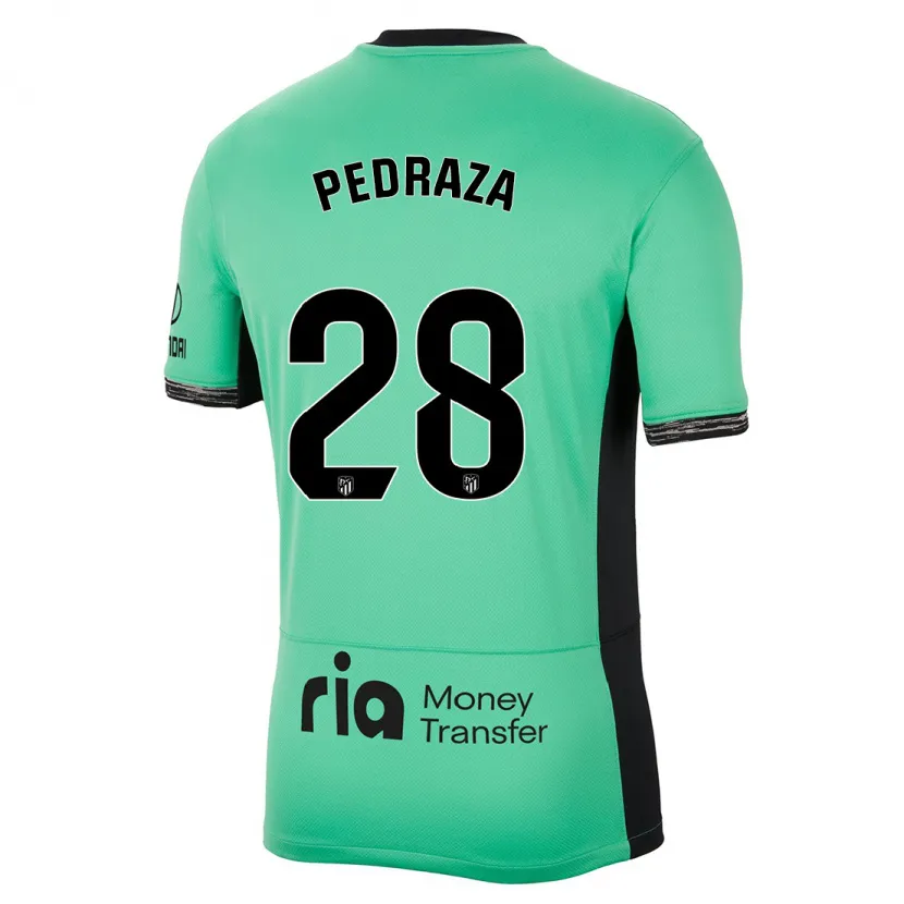 Danxen Niño Camiseta Alfredo Pedraza #28 Primavera Verde Equipación Tercera 2023/24 La Camisa