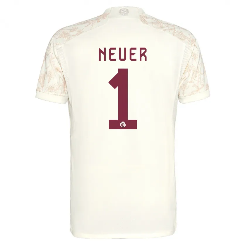 Danxen Niño Camiseta Manuel Neuer #1 Blanquecino Equipación Tercera 2023/24 La Camisa