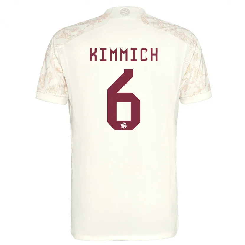 Danxen Niño Camiseta Joshua Kimmich #6 Blanquecino Equipación Tercera 2023/24 La Camisa