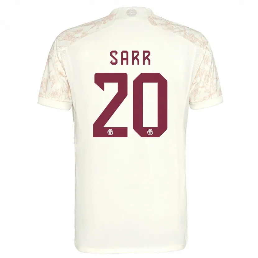 Danxen Niño Camiseta Bouna Sarr #20 Blanquecino Equipación Tercera 2023/24 La Camisa