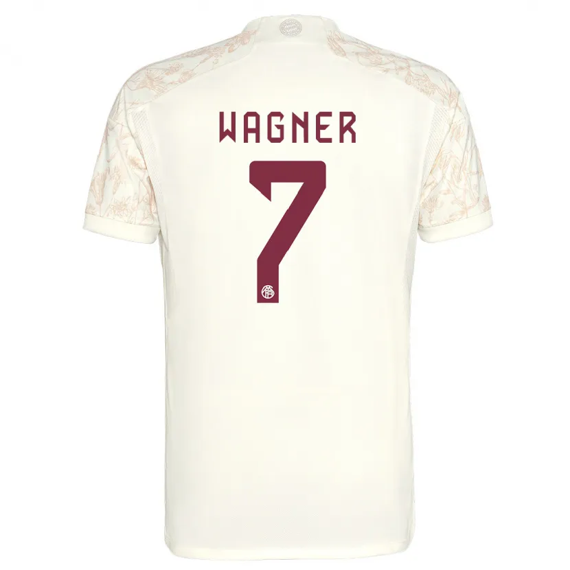 Danxen Niño Camiseta Maximilian Wagner #7 Blanquecino Equipación Tercera 2023/24 La Camisa