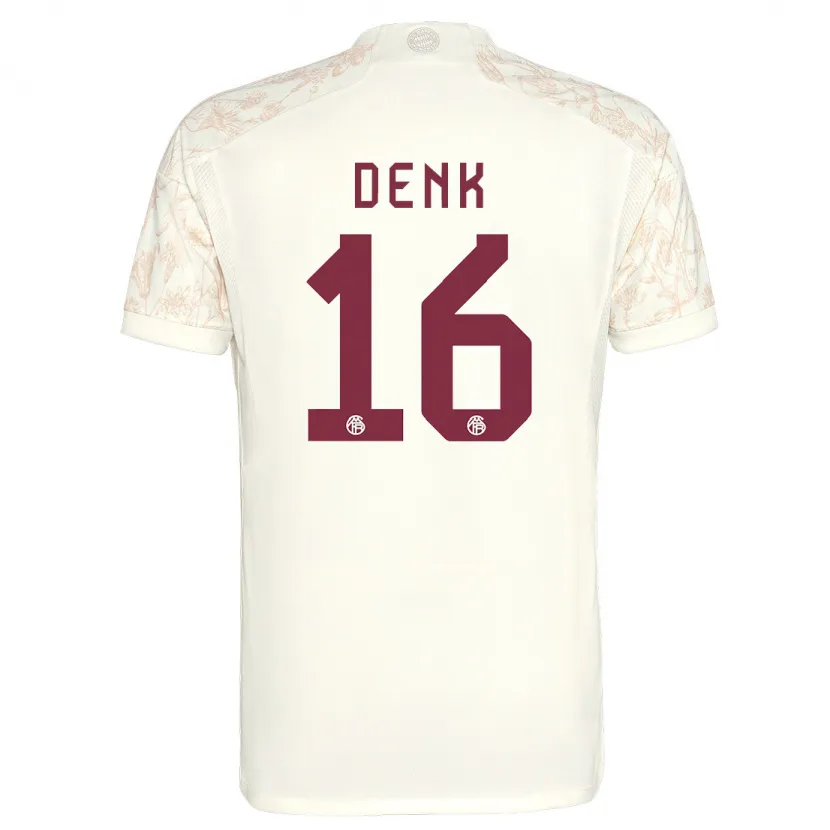 Danxen Niño Camiseta Luca Denk #16 Blanquecino Equipación Tercera 2023/24 La Camisa