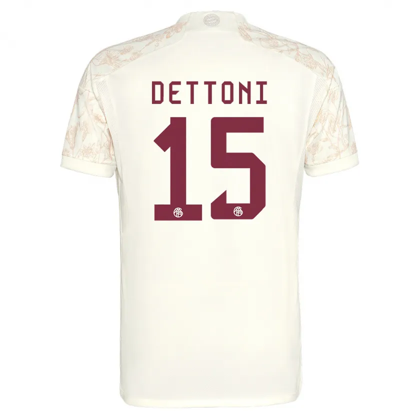 Danxen Niño Camiseta Grayson Dettoni #15 Blanquecino Equipación Tercera 2023/24 La Camisa