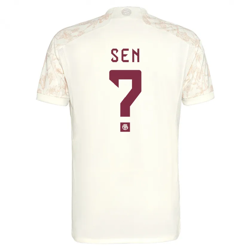 Danxen Niño Camiseta Salih Sen #0 Blanquecino Equipación Tercera 2023/24 La Camisa