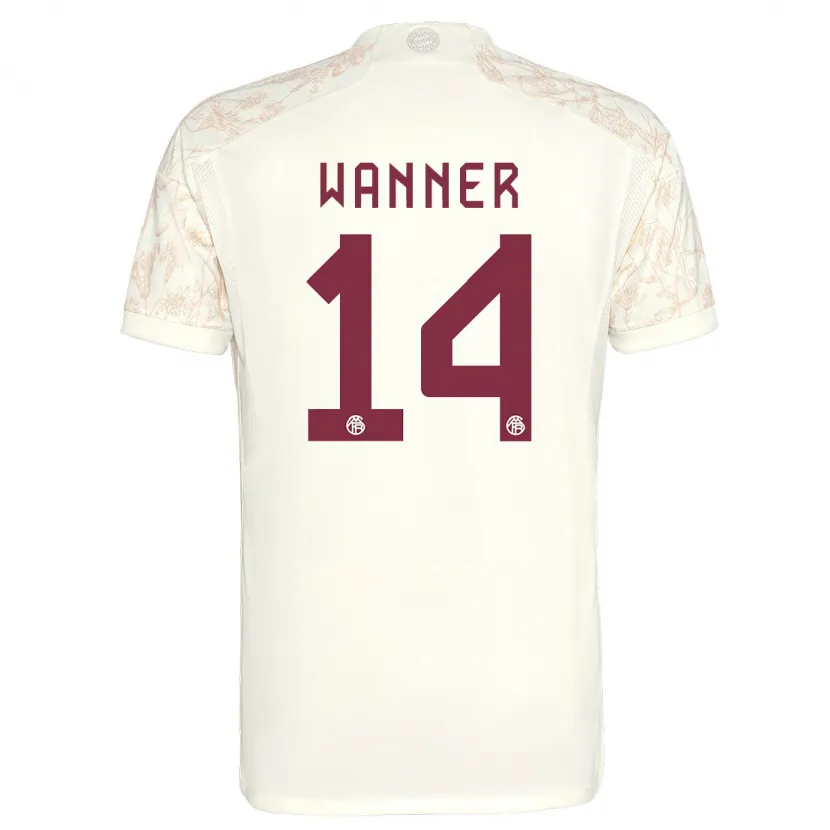 Danxen Niño Camiseta Paul Wanner #14 Blanquecino Equipación Tercera 2023/24 La Camisa