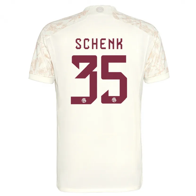 Danxen Niño Camiseta Johannes Schenk #35 Blanquecino Equipación Tercera 2023/24 La Camisa