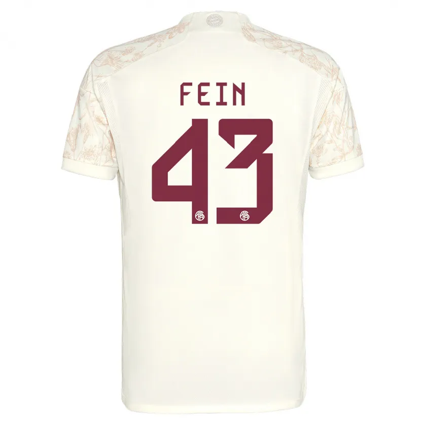 Danxen Niño Camiseta Adrian Fein #43 Blanquecino Equipación Tercera 2023/24 La Camisa