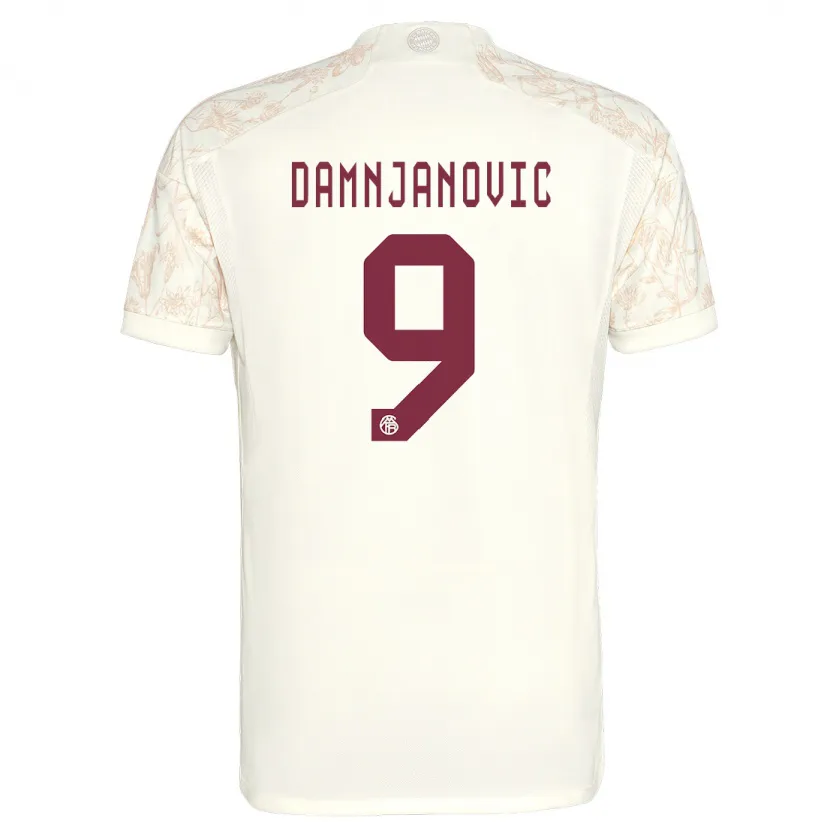 Danxen Niño Camiseta Jovana Damnjanovic #9 Blanquecino Equipación Tercera 2023/24 La Camisa