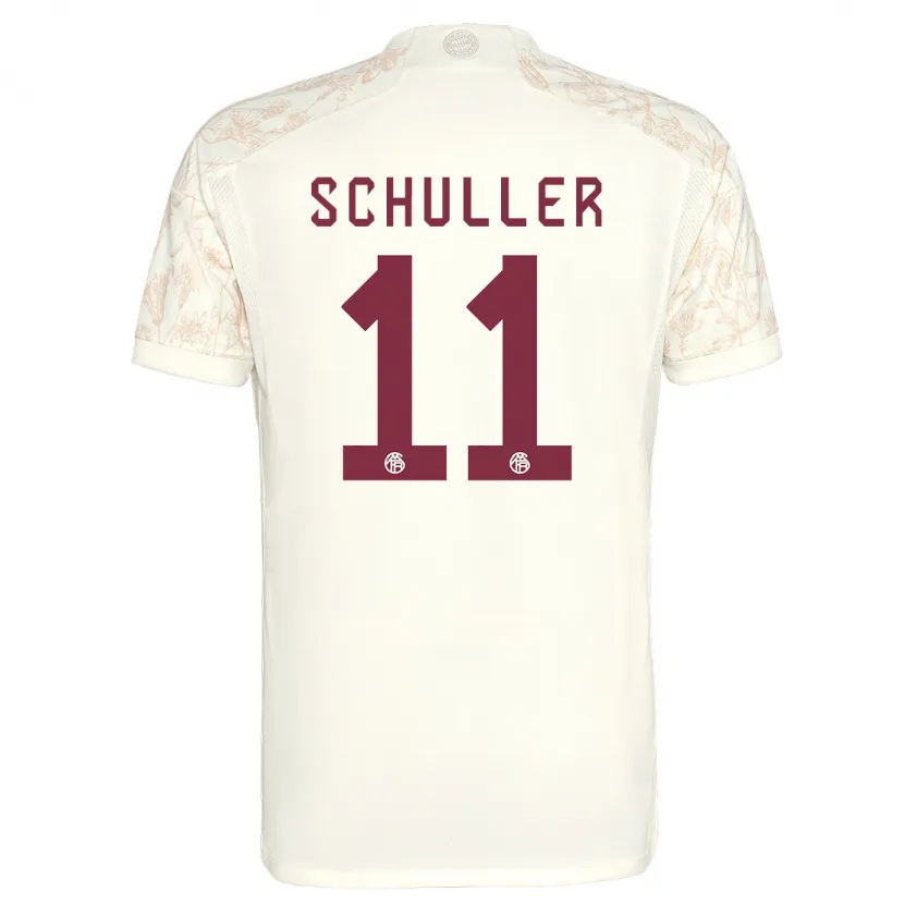 Danxen Niño Camiseta Lea Schuller #11 Blanquecino Equipación Tercera 2023/24 La Camisa