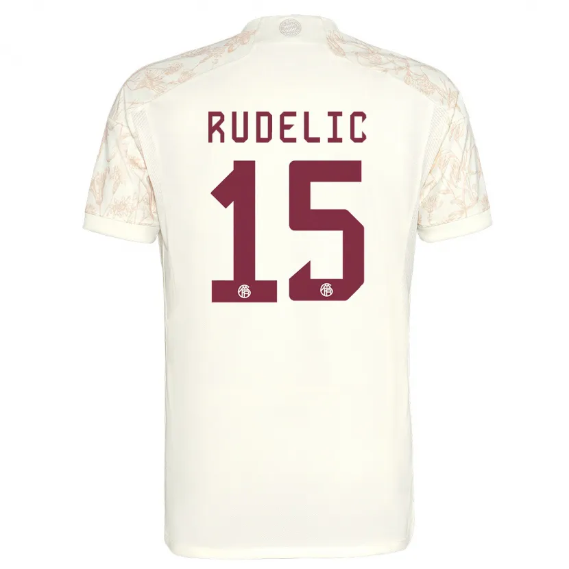 Danxen Niño Camiseta Ivana Rudelic #15 Blanquecino Equipación Tercera 2023/24 La Camisa