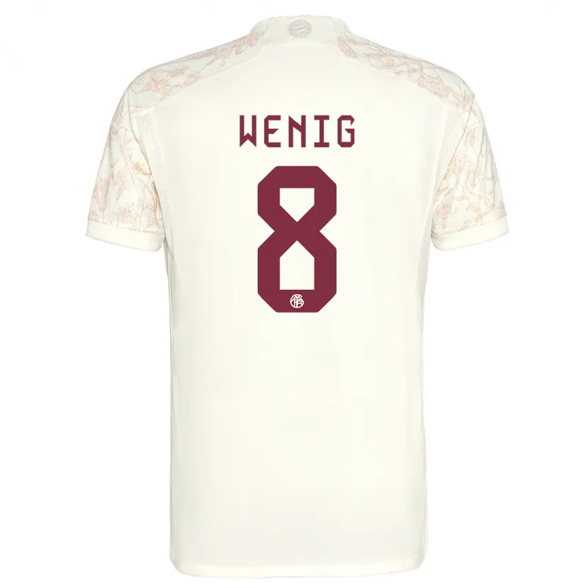 Danxen Niño Camiseta Marcel Wenig #8 Blanquecino Equipación Tercera 2023/24 La Camisa